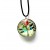 Colier cu medalion din sticla model libelula 37425